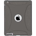 Amzer AMZ90790 Silicone Skin Jelly Case for Apple Ipad 2 (Grey)