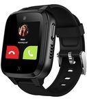 XPLORA Kidzi - Watch Phone for children 4G - Calls, Messages, Kids School Mode, SOS function, GPS Location, Camera and Pedometer - Including 3 months free subscription (BLACK)