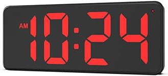 LED Digital Wall Clock with Large D