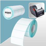 3000 Self Adhesive Labels 60mm x 30mm | White Sticky Labels Roll Stickers | Thermal Labels for FBA, Barcode, Address Labels, Office, Kitchen, Fridge, Freezer, Waterproof Labels (3)