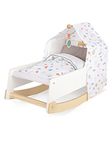 small foot Little Button 11813 Doll's Cradle Rocking Cradle and Deck Chair from 3 Years