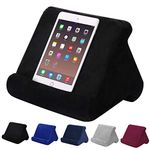 IVYRISE Tablet Stand Pillow Mobile Phone Stand Soft Pillow for eReaders, Smartphones, Books, Magazine (Black)