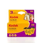 Kodak 6033971 Gold 200 Film (Purple/Yellow) - 3 Rolls - 24 Exposures Per Roll