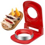 HiYZ Sandwich Cutter and Sealer - Stainless Steel Decruster Sandwich Maker - Peanut Butter and Jelly Crustless Sandwich Bread Pancake Maker Cookie Cutter for Kids Children Boys Girls