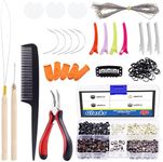 Glarks 574Pcs Hair Extension Tools 