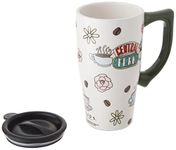 Spoontiques Central Perk Travel Mug White 18 oz