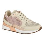 Guess Women's Moxea Sneaker, Light Pink Logo Multi 684, 9