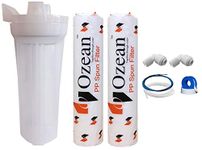 Ozean Clear Pre Filter Housing Kit with 2 Spun Filter for Aquaguard/Aquagrand/Dolphin/Aquafresh Water Purifier