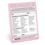 Knock Knock Self-Care RX Nifty Note - Self Care Gifts & Funny Gift Ideas for Friends, 4 x 5.25-inches