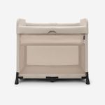 Bugaboo Stardust - All-in-one, Quick to Assemble, Black pop-up Travel cot and playpen for Babies and Toddlers with Mattress and Zip-in Bassinet, Desert Taupe