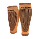 Bearhug Twin Pack Calf Support Sleeve - Running Accessories and Shin Splints Support for Men and Women, Ideal for Hiking and as a Workout Aid, Breathable Bamboo, Comfortable and Non-Irritating, M
