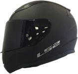LS2 FF353 Rapid II Ece22.06 Motorcycle Helmet Matt Black with Dark Visor (XXL)