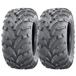 25x11.00-12 Quad ATV Tyres 6ply Wanda P373A E-Marked Road Legal Tires (Set of 2)