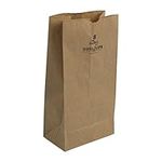 Duro 18408 SOS Bag 35# 100% Recycled Natural Kraft, 500 Piece