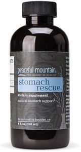 Peaceful Mountain Stomach Rescue - Natural Stomach Support & Immunity Booster - with Elemental Silver & Peppermint Essential Oil to Help Ease Stomach Discomfort - 4 fl. Oz.