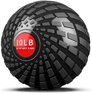 STRPRETTY BASIC Medicine Ball 10 lbs Slam Ball Weighted Balls for Exercise Strength and Crossfit Workout (Dynamic Black)