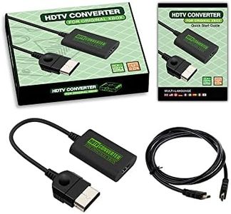 HDTV Converter for Original Xbox HDMI Compatible Converter Adapter for Microsoft Xbox Retro Video Game Console Support 480p 720p 1080i