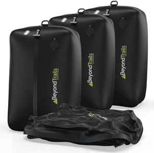 BeyondTrails 3 Pack Vacuum Compression Packing Cubes for Clothes | Travel Bag | Vacuum Storage Bags | Suitcase Travel Accessories Packing Organiser | Plane Essentials | Luggage Gear