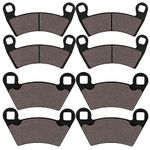 Front & Rear Brake Pads for Polaris Ranger 800 RZR 900 XP Ranger 900 700 570 Ranger 900 XP Ranger 800 XP Ranger Crew 500 RZR 4 800 Ranger 700 XP