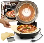 PIEZANO Crispy Crust Pizza Oven Indoor – Electric Pizza Maker with Stone Heats to 800˚F for Stone Baked Pizza at Home, Four A Pizza Electrique, Kitchen Gadgets, AS SEEN ON TV