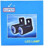 Super Fancy Strobe Brake Flashing Blue Led Light For All Vehicle (Set Of 2) - 2891, Pack Of 2