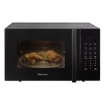 Hisense H25MOBS7HUK 25 Litre electronic Microwave with Auto Defrost, Digital Display, Smart Cook, Multi level cooking and Easy Clean- Black