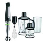 Braun House Hold MultiQuick 7 Black, MQ7045X Hand Blender, Mixer, ActiveBlade System, EasyClick Plus System, Splash Control