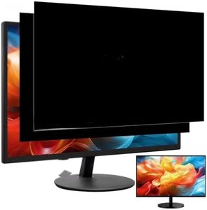 2 Pack 22 Inch Privacy Screen for Computer Monitor 16:10 Aspect Ratio, Eye Protection Anti Glare Computer Screen Cover, Removable Anti-Scratch Computer Screen Privacy Shield for 22''Widescreen