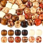 300Pcs Natural Wooden Spacer Beads-