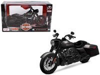 2017 Harley Davidson King Road Special Black Motorcycle Model 1/12 by Maisto