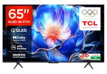 TCL 165 cm (65 inches) 4K Ultra HD Smart QLED Google TV 65P71K
