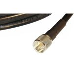 MPD Digital Ham and CB Radio PL-259 UHF Male RG-213 Coaxial Jumper Made in The USA (TM) | MIL-C-17/163A RG-213/U PL259 Low-Loss Double Shielded Coax Cable (9 feet)