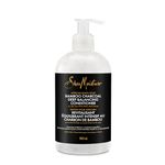 Shea Moisture African Black Soap Balancing Conditioner for dry and damaged hair Bamboo Charcoal with Tea Tree Oil and Willow Bark extract 384 ml