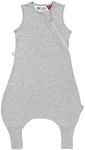 Tommee Tippee Baby Sleep Bag with Legs, The Original Grobag Steppeebag, Baby Romper Suit, Hip-Healthy Design, Soft Cotton-Rich Fabric, 18-36m, 1.0 TOG, Sky Grey Marl