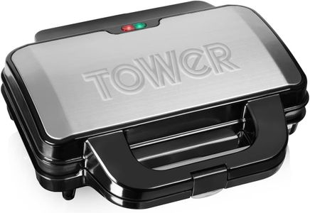 Tower Deep Fill Sandwich Maker – Non-Stick Plates, Easy Clean