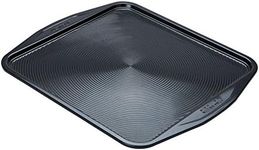 Circulon Ultimum Square Oven Tray Non Stick - Large Baking Tray 12 Inch, Freezer and Dishwasher Safe Carbon Steel Bakeware, Black