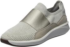 Clarks Womens Un Rio Knit Mule, White Knit, 6 UK