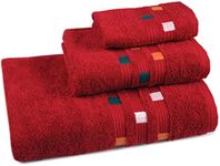 Trends Alley Panache Bath Towels Set (Pack of 3) | 1 Bath Towel, 1 Hand Towel & 1 Face Towel | 100% Combed Cotton (550 GSM) | Plush & Absorbent | Hotel Grade | Quick-Drying Durability | Earth-Friendly