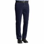 Gillicci Mens Warm Heavy Smart Formal Work Casual Plain Cord Corduroy Trousers (UK, Waist & Inseam, 44, 29, Navy Blue)