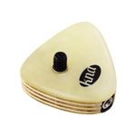 KNA Pickups 6 String Universal Stick-on Piezo Acoustic Instrument Pickup with Volume Control (AP-2),Ivory