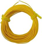 Aventik Trout Fly Fishing Line Weight Forward Floating Fly Line with Exposed Loop Easy Line ID, Yellow, 6F