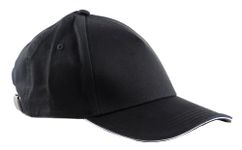 Tommy Hilfiger Men TH Elevated Corporate Baseball Cap, Black (Black), One Size