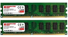 KOMPUTERBAY 8GB (2 X 4GB) DDR2 DIMM (240 PIN) 800Mhz PC2 6400 PC2 6300 8 GB - CL 5