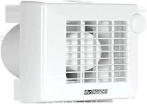 Vortice 11201 M100/10.16 cm (4") Axial Wall Fan, White