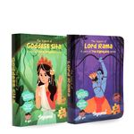 Toynama Educational Toys for Kids - Ram and Sita 25 Pcs Set of 2 Jigsaw Puzzles Ages 2+ | Cultural Interactive Learning with App