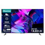 HISENSE 85 Inch 144Hz ULED Mini-LED Smart TV 85U7KQTUK - 144Hz VRR, HDMI 2.1, Quantum Dot Colour, Dolby Vision IQ, VIDAA Smart TV, and Youtube, Freeview Play, Netflix and Disney+ (2023 Model)