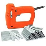 Tacwise 1703 140EL Pro Electric Staple/Brad Nail Gun Kit with 5,000 Staples & 2,000 Nails, Uses Type 140 Staples & Type 18G Nails, Orange