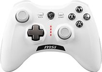 MSI Force GC30 V2 White Gaming Wireless Rechargeable Dual Vibration Gaming Controller for PC and Android