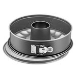 Kaiser Springform Pan with 2 Bases, Stainless Steel Black, 28 cm