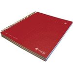 Livescribe 8.5 x 11 3-Subject Notebook #2 (Red)